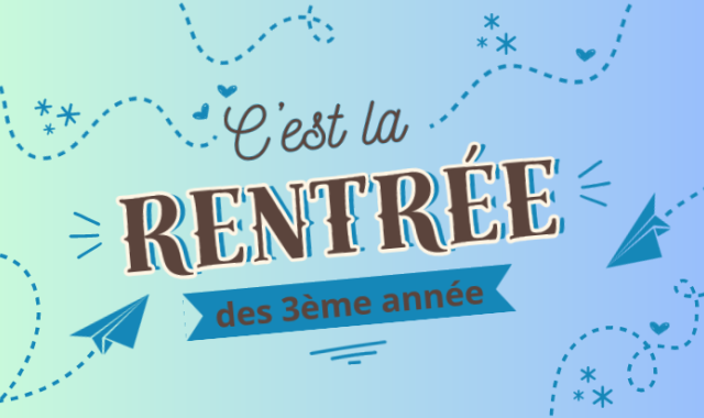 image décorative annonçant la rentrée